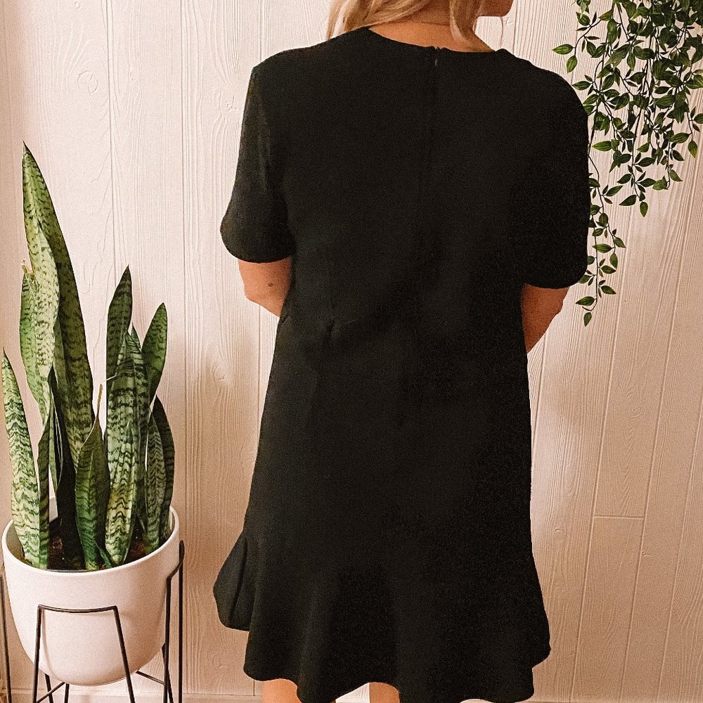 Black Mini Dress - Picture 2 of 3